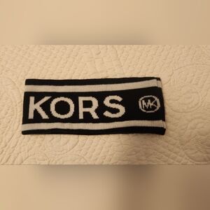 Michael Kors Black and White Head Wrap